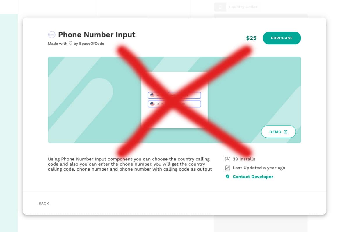 Adalo Phone Input Limitation