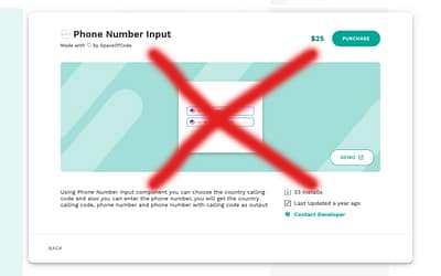 How to Fix the Adalo Phone Input Component Limitation